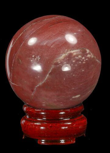 Colorful Petrified Wood Sphere #41934